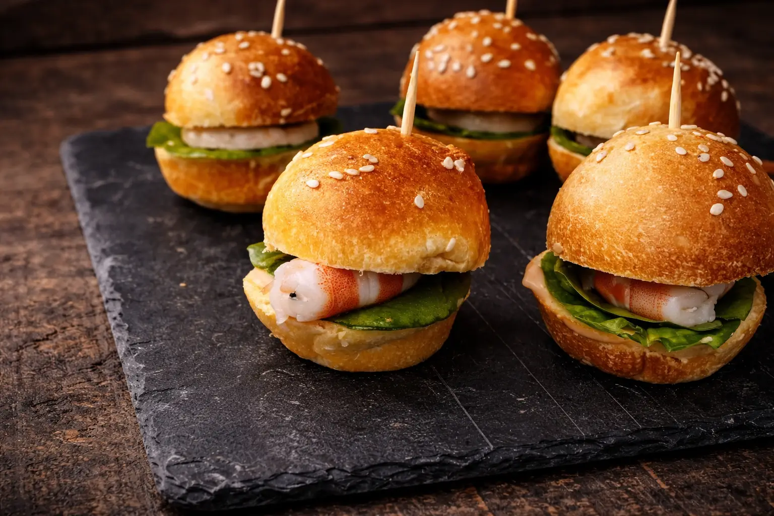 Mini Burger aux crevettes